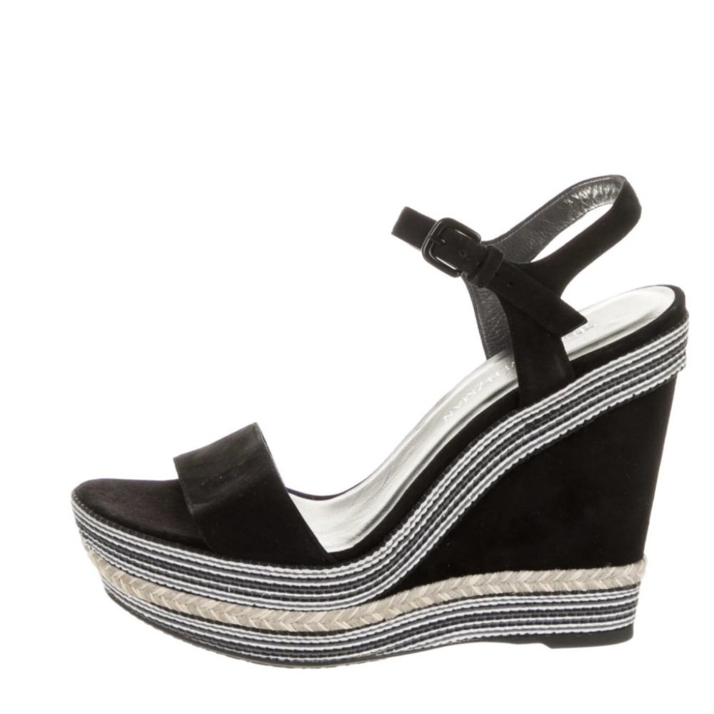 Stuart Weitzman Suede Strapped Sandals